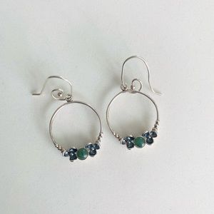 Pandora Genuine Wanda’s Garden Jade Earrings Compose Retired